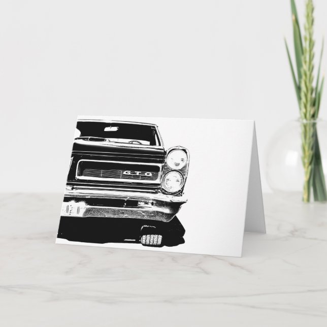 Hot Rod Greeting Card (Front)