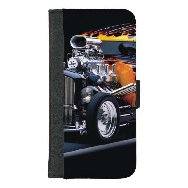 Hot rod iPhone wallet case (Front)