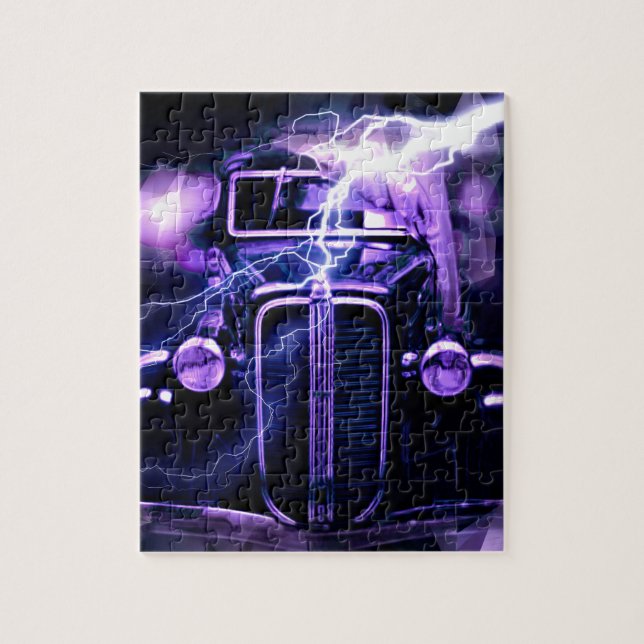 Hot Rod Jigsaw Puzzle (Vertical)