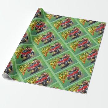 Hot Rod Krampus Wrapping Paper by timfoleyillo at Zazzle