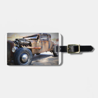 Hot Rod Luggage Tag