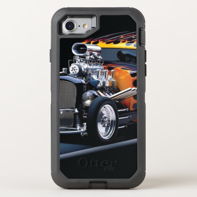Hot rod otterbox iPhone case (Back)