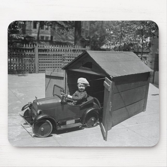 Hot Rod Pedal Car, early 1900s Mouse Pad (Front)