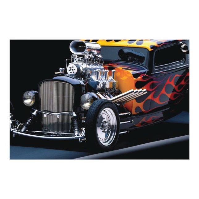 Hot rod photo print (Front)