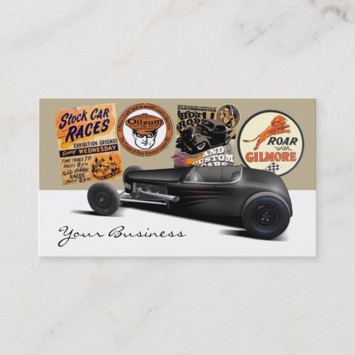 Customizable Hot Rod Reunion Business Cards