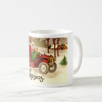 Hot Rod Santa Coffee Mug