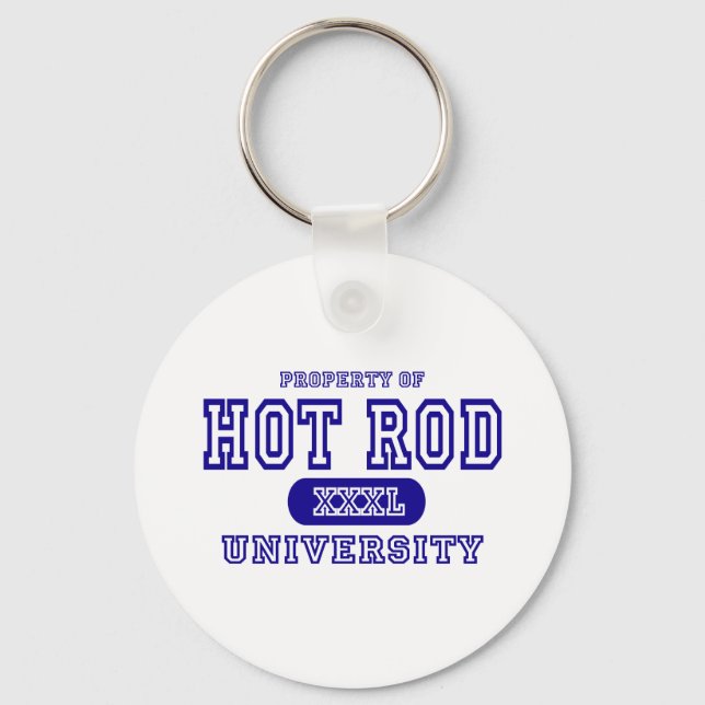 Hot Rod University Keychain (Front)