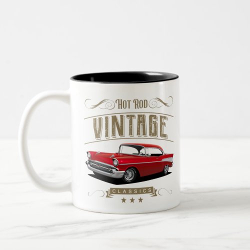Hot Rod Vintage Bel Air Two_Tone Coffee Mug