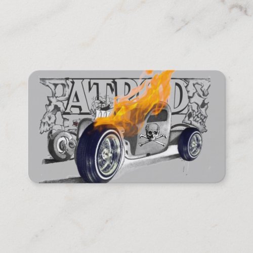 Hot Rods and Automobiles Business Card Ideas