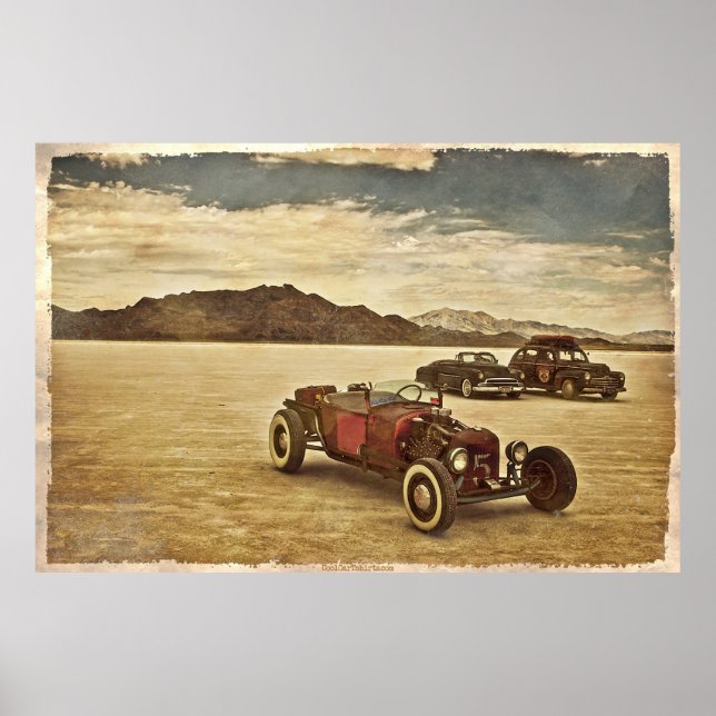 Hot Rods at Bonneville Poster (Front)