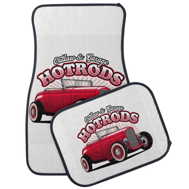 Hot Rods  Car Floor Mat (Set)
