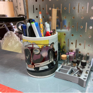 Hot Rods & Racing Cars Comic, 1952 Giant Coffee Mug