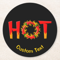 HOT ROUND PAPER COASTER