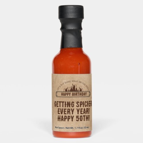 Hot Sauce Birthday Party Favor