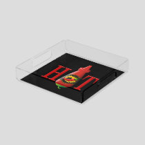 Hot Sauce Bottle Acrylic Tray