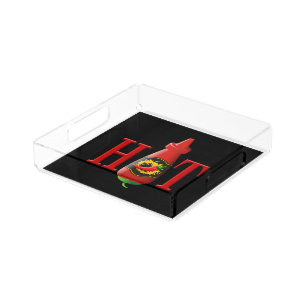 Hot Sauce Bottle Acrylic Tray