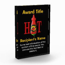 Hot Sauce Bottle Award