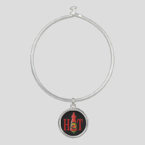 Hot sauce bottle bangle bracelet