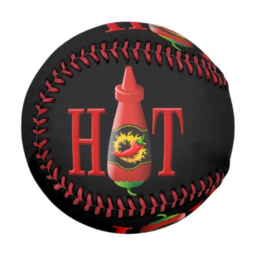 Hot sauce bottle baseball