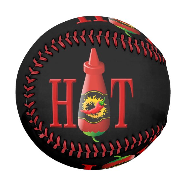 Hot sauce bottle baseball (Back Right)