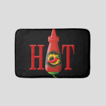 Hot sauce bottle bath mat