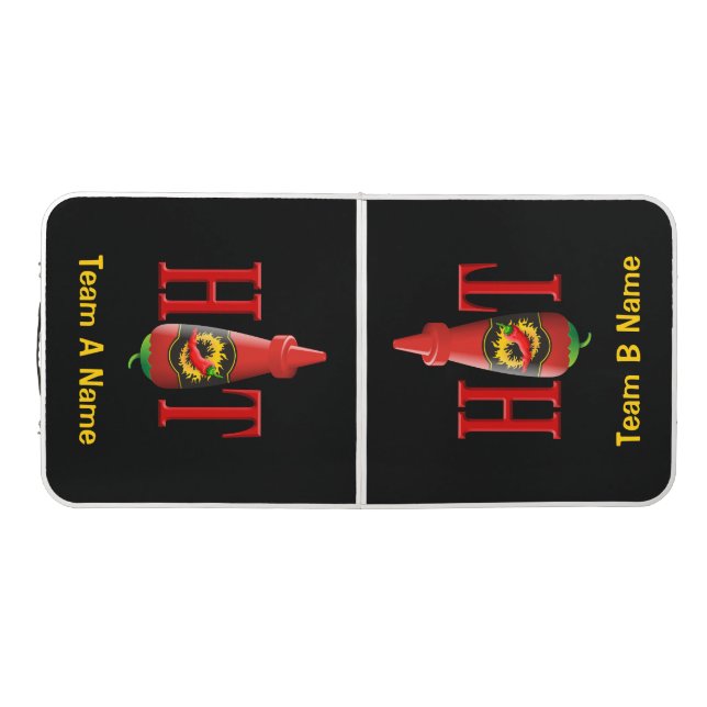 Hot Sauce Bottle Beer Pong Table (Top)
