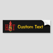 Hot Sauce Bottle Bumper Sticker