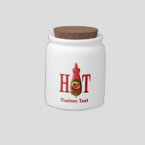 Hot Sauce Bottle Candy Jar