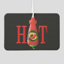 Hot sauce bottle car air freshener