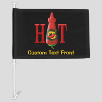 Hot Sauce Bottle Car Flag