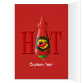 Hot Sauce Bottle Cards (Inside (Left))