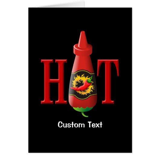 Hot Sauce Bottle Cards (Front)