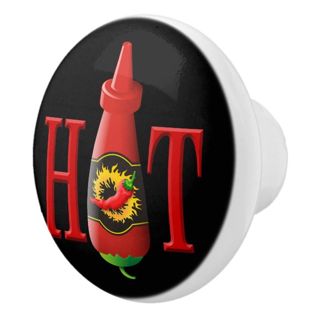 Hot sauce bottle ceramic knob (Right)