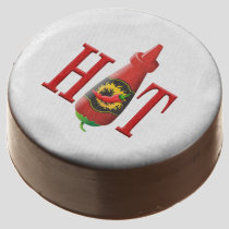 Hot Sauce Bottle Chocolate Dipped Oreo