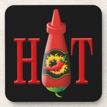Hot Sauce Bottle Coaster
