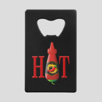 Hot Sauce Bottle Credit Card Bottle Opener