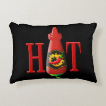 Hot sauce bottle decorative pillow