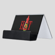 Hot Sauce Bottle Desk Business Card Holder