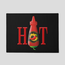 Hot sauce bottle doormat