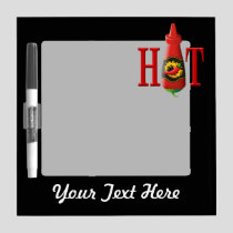 Hot Sauce Bottle Dry-Erase Board