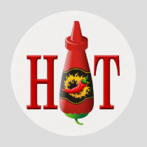 Hot Sauce Bottle Edible Frosting Rounds