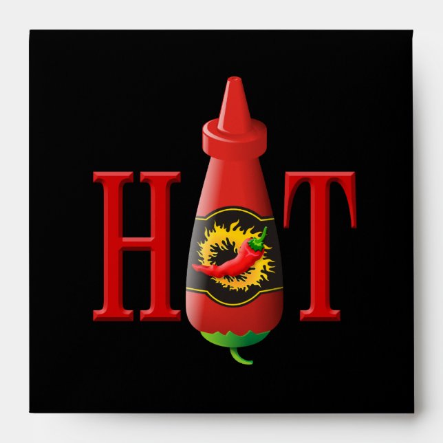 Hot Sauce Bottle Envelope (Front)