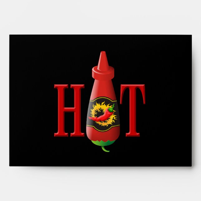 Hot Sauce Bottle Envelope (Front)