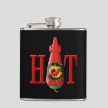 Hot sauce bottle flask