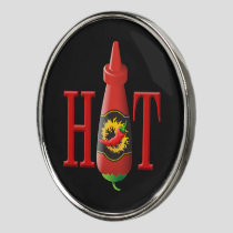 Hot sauce bottle golf ball marker