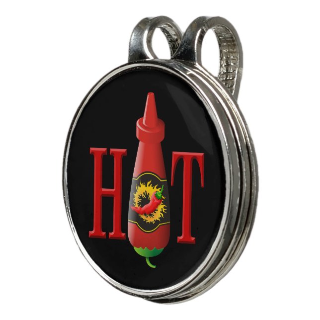 Hot sauce bottle golf hat clip (3/4)