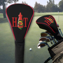 Hot sauce bottle golf head cover