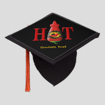 Hot Sauce Bottle Graduation Cap Topper