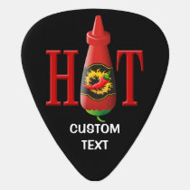 Hot sauce bottle guitar pick