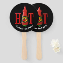 Hot Sauce Bottle Hand Fan
